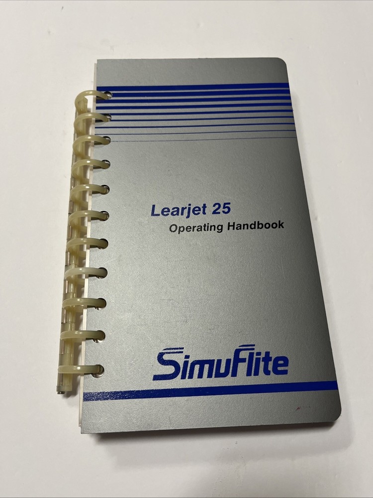 SimuFlite Learjet 25 Operating Handbook 1985