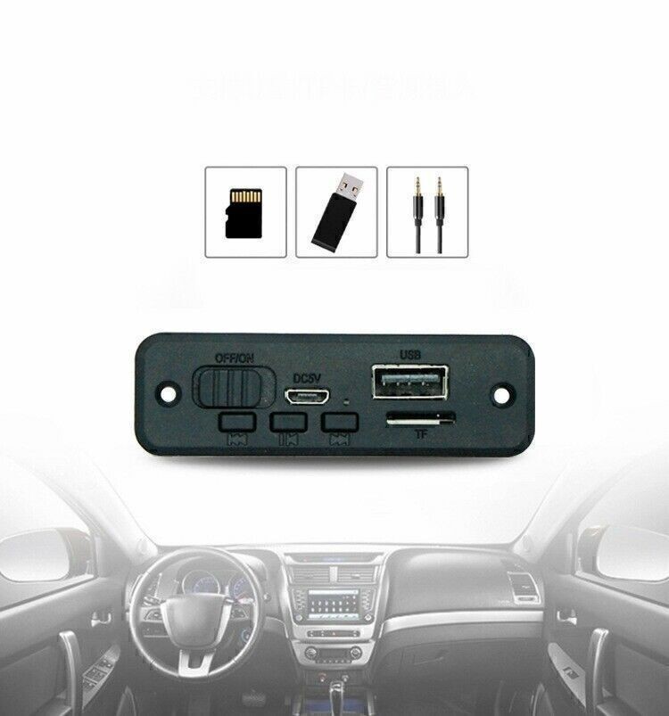 5V Amplifier Bluetooth 5.0 Car MP3 Player Decoder Board Wireless FM Radio Module