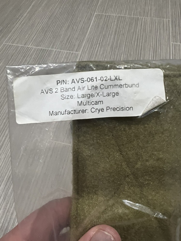 Crye Precision AVS 2 Band Air Lite Cummerbund, Large/XLarge