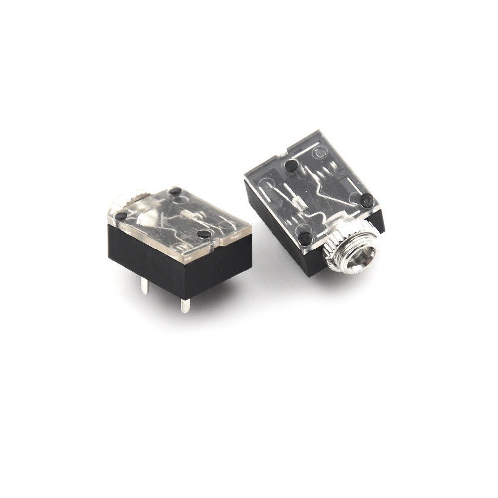 20 Pcs 5 Pin 3.5mm Audio Mono Jack Socket PCB Panel Mount for Headphone D