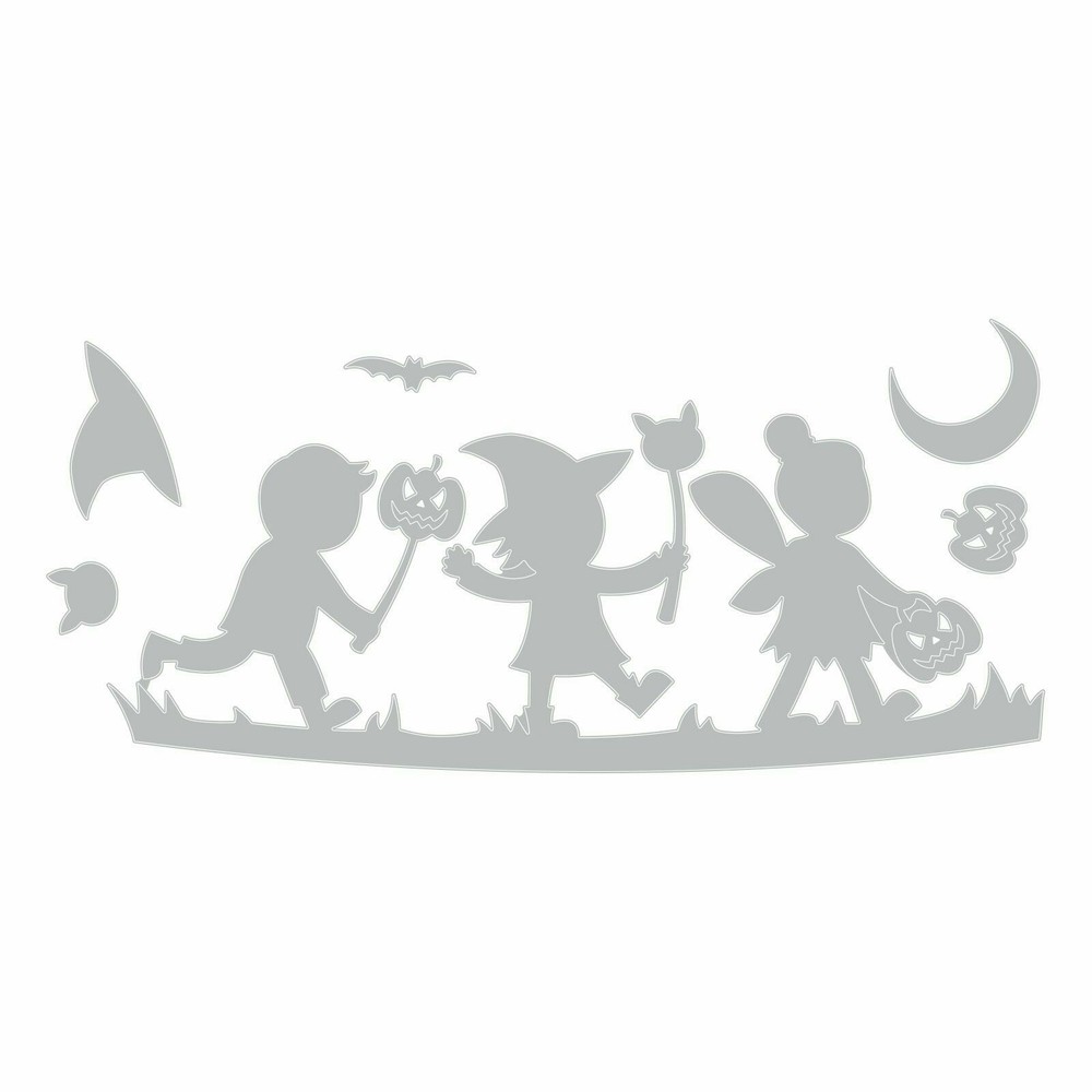 Halloween Silhouettes Sizzix Thinlits Thin Metal Die Set 664588 NEW!