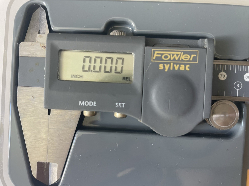 Fowler Sylvac S235 Water Resistant Digital Caliper With Case - Powers On