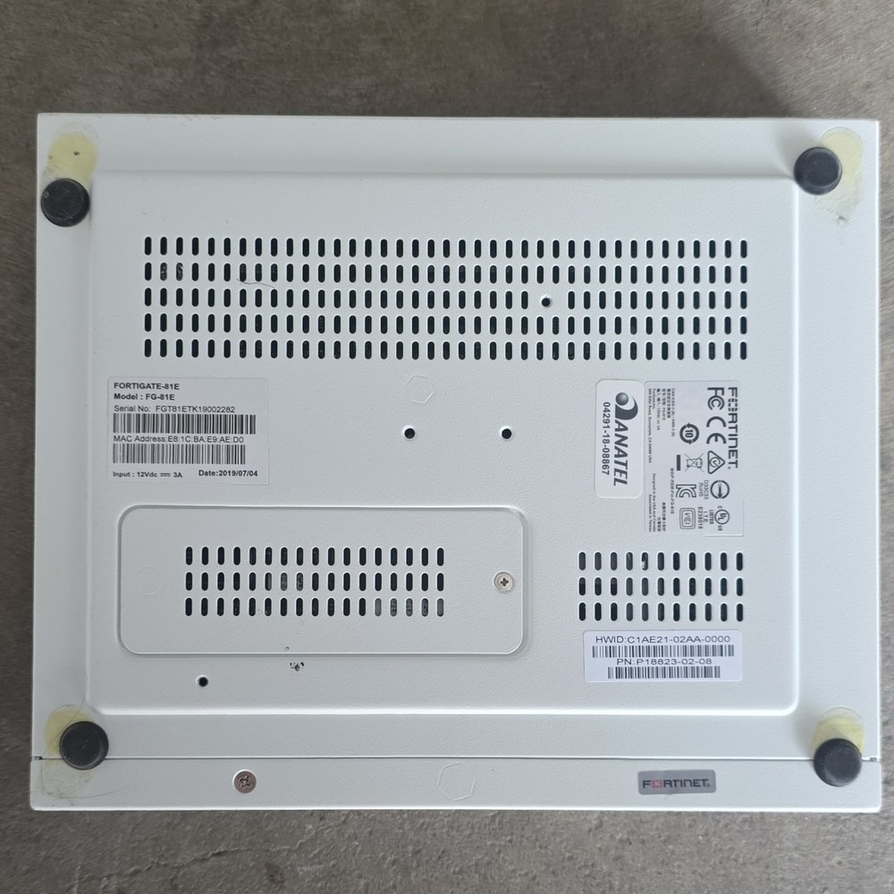 Fortinet FortiGate 81E FG-81E Firewall VPN Hardware Device Universal OS