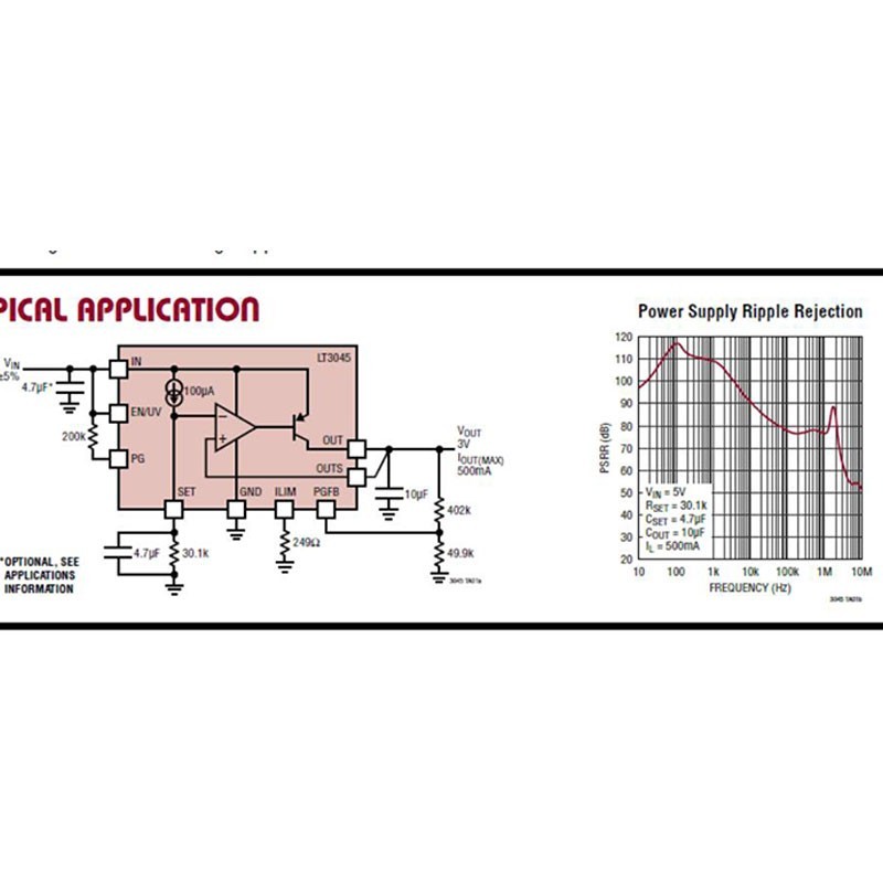 2PCS LT3045 1A Module Single Power Supply Module Linear RF Regulator Board