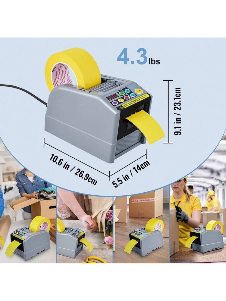 Automatic Tape Dispenser Adhesive Electric Cutter Packaging Machine Cutting