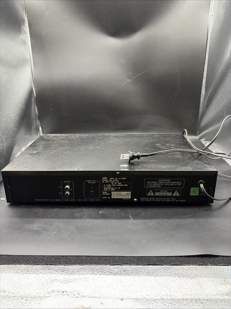 Vtg JVC XL V250 Compact Disc Player As Is Untested CD Player