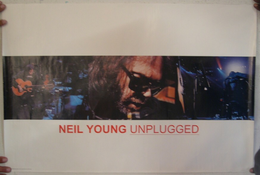 Neil Young Poster Unplugged