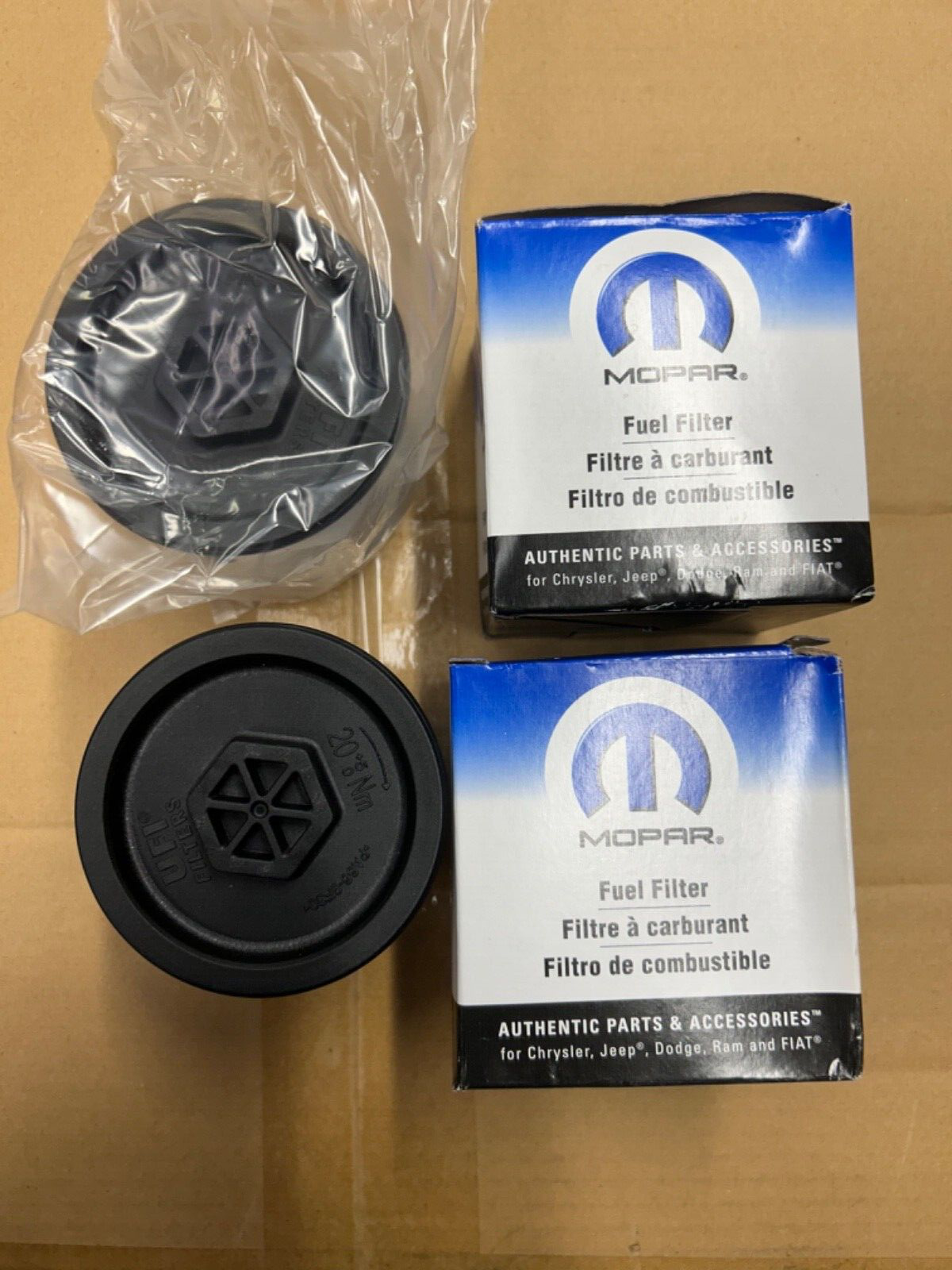 14 - 21 Jeep Grand Cherokee 3.0L Diesel OEM pair of Fuel/Water Separator Filters