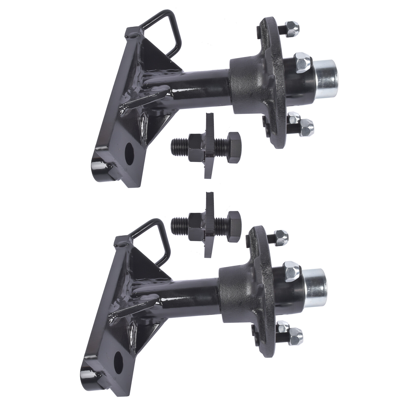 5x 5.5 Lug Superior Shipping Container Wheels Container Moving Kit 2 Spindles