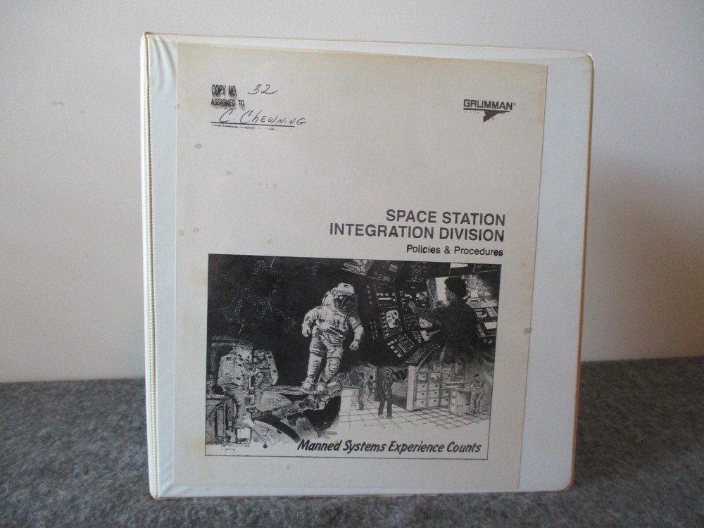 NASA GRUMMAN SPACE SHUTTLE SPACE STATION INTEGRATION DIVISION OPERATING POLICY