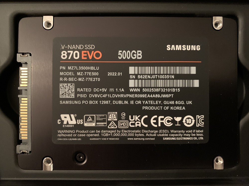 Samsung 870 EVO Solid State Drive