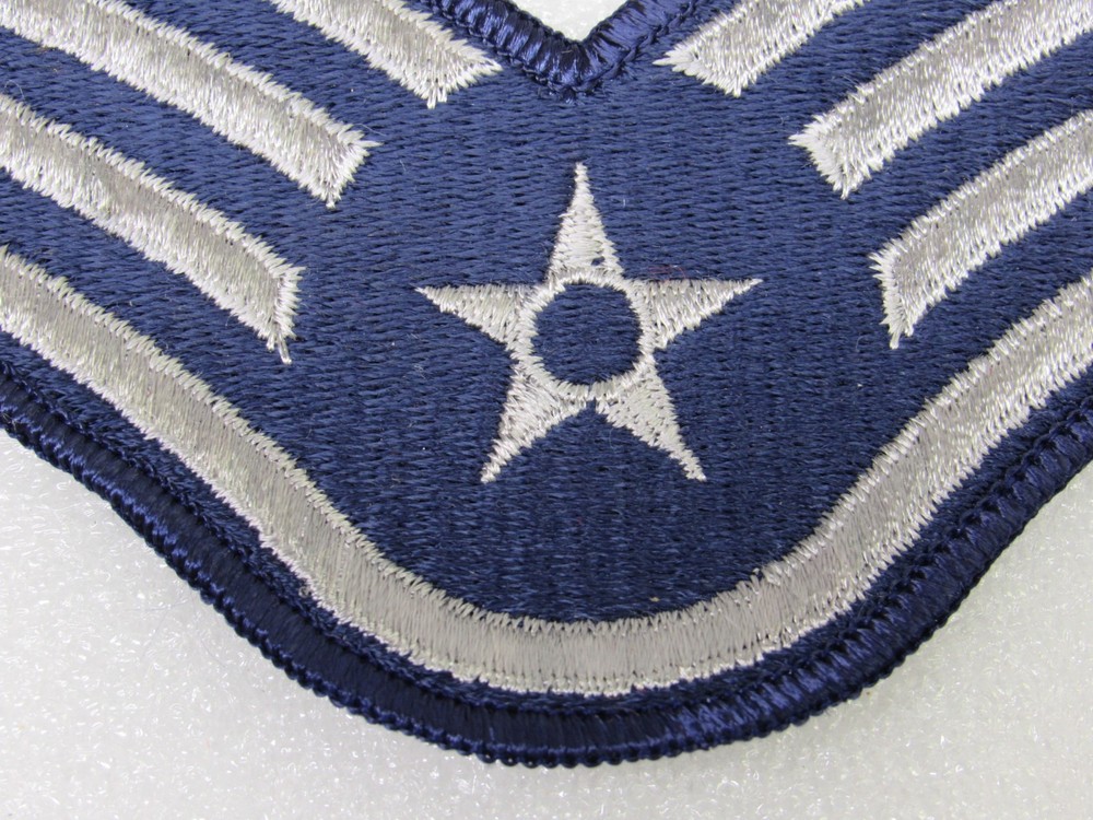 US Air Force Enlisted Staff Sergeant E-5 Rank Class A Dress Uniform Patch, Set