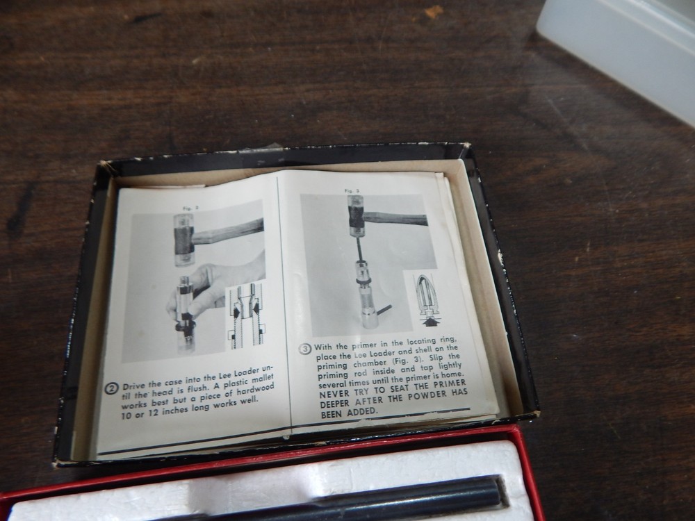 Lee Loader 38/357 Mag Complete Vintage Reloading Kit