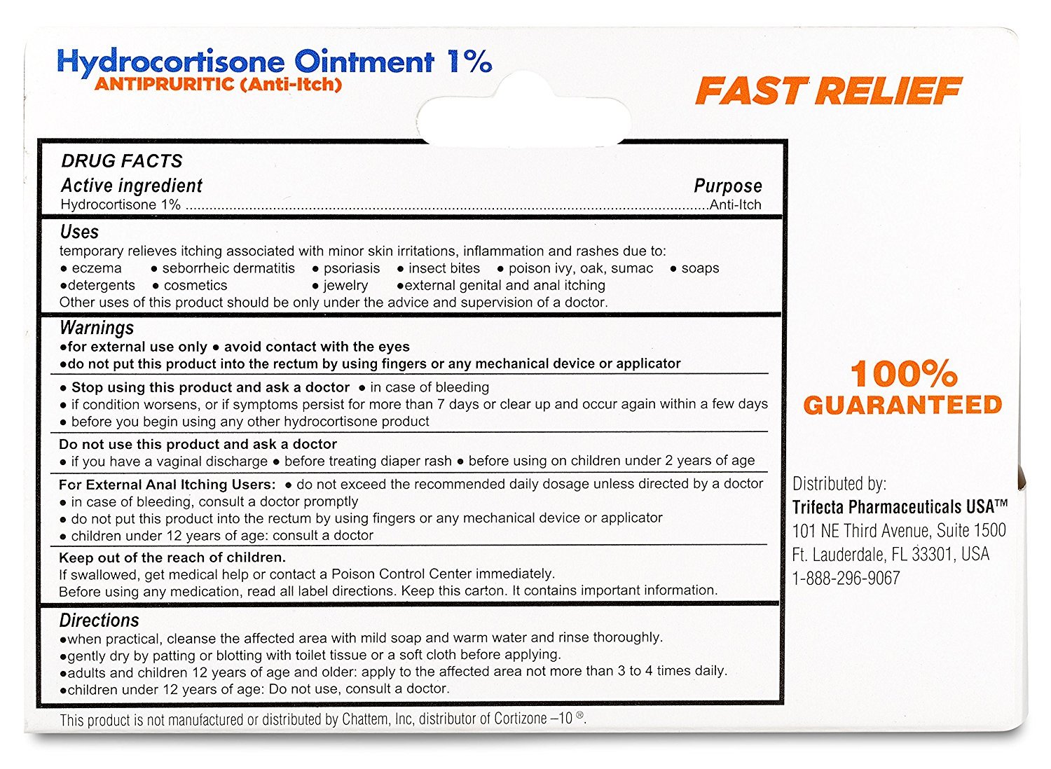 Hydrocortisone Ointment 1% 1oz Anti-Itch (Compare to Cortizone-10) - 3 pack