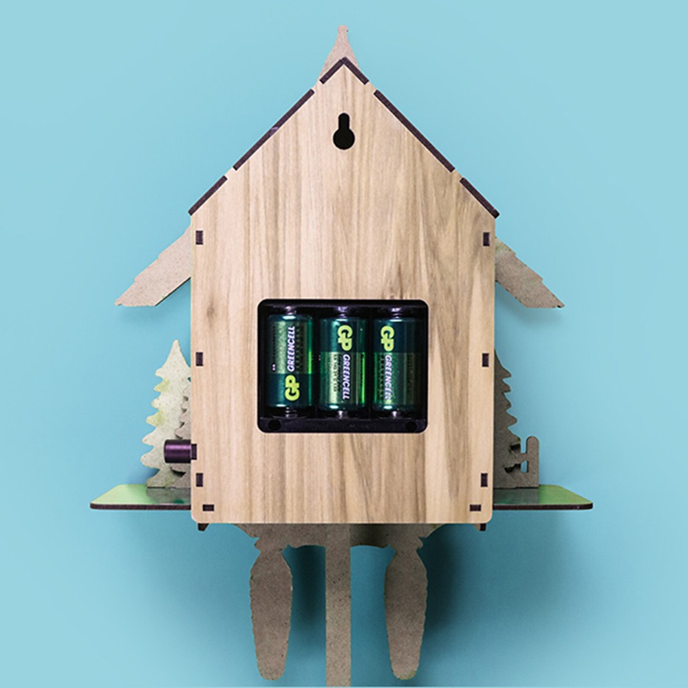 Vintage Cuckoo Wall Clock - Elegant Black Forest Design with Singing Feature