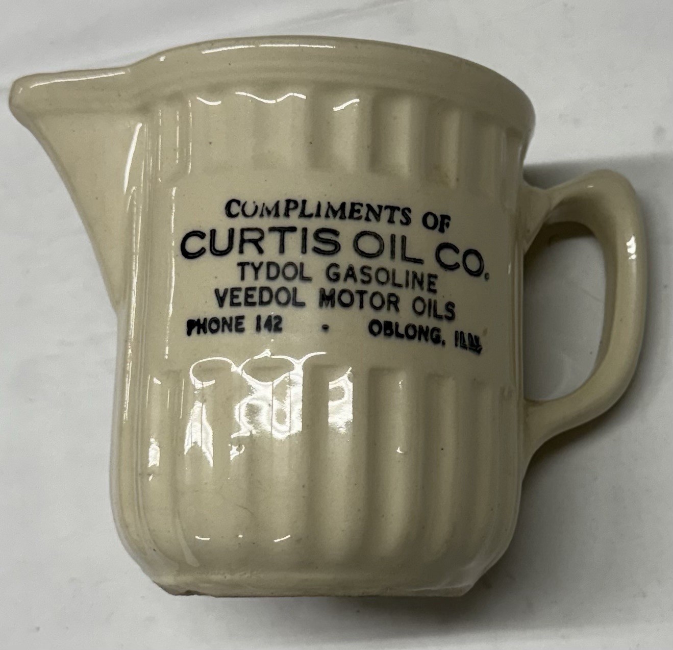Vintage Curtis Oil Co Tydol Gasoline Veedol Motor Oils Oblong, ILL