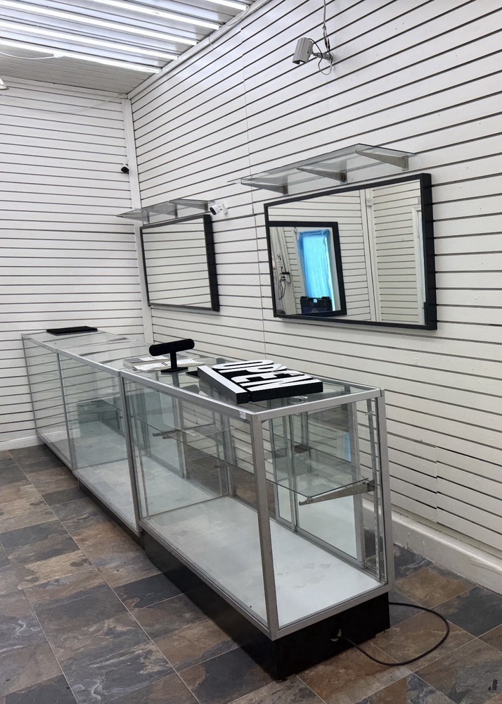 used glass display showcase