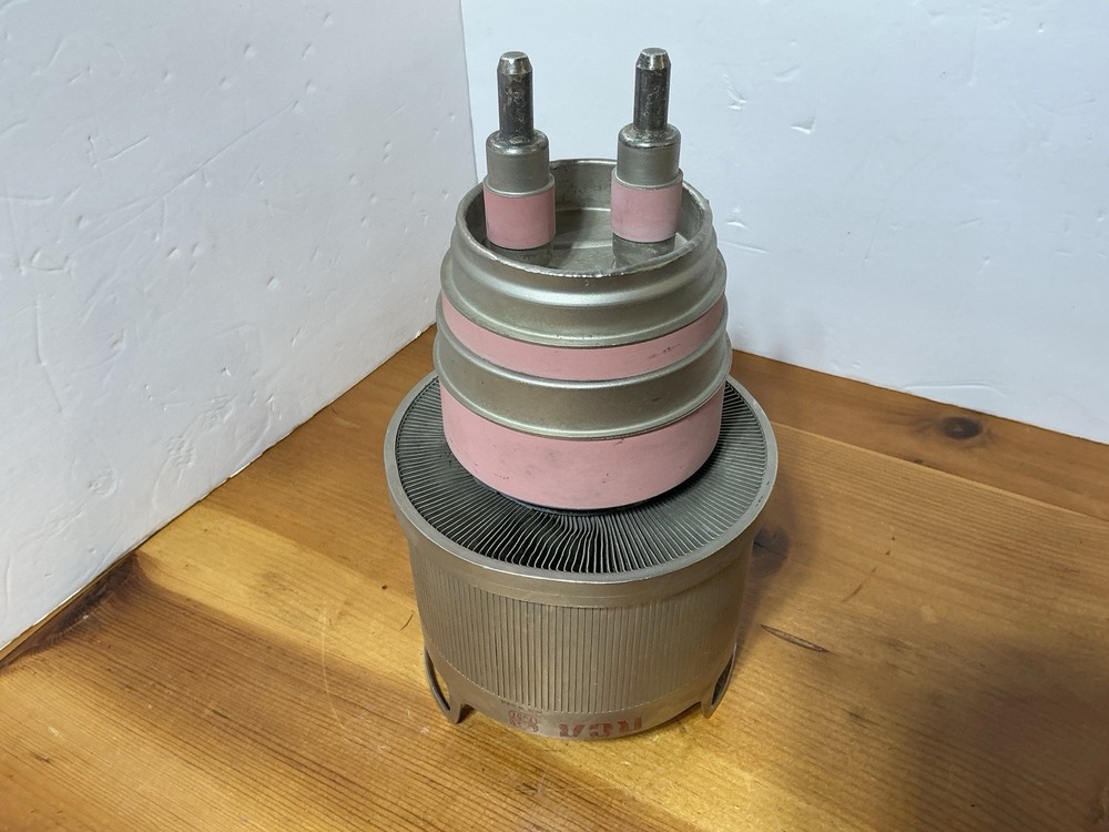 RCA 6166A 7007 Ceramic RF Beam Power transmitting Tube 12KW Radio Station PULL