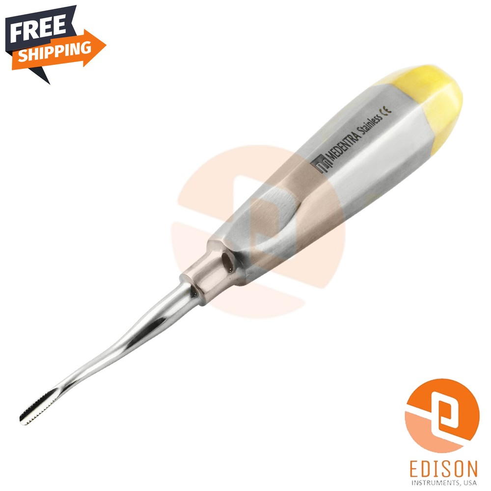 Dental Luxating Serrated Elevator Spade Root Tip Tooth Extraction Forceps 3Pcs