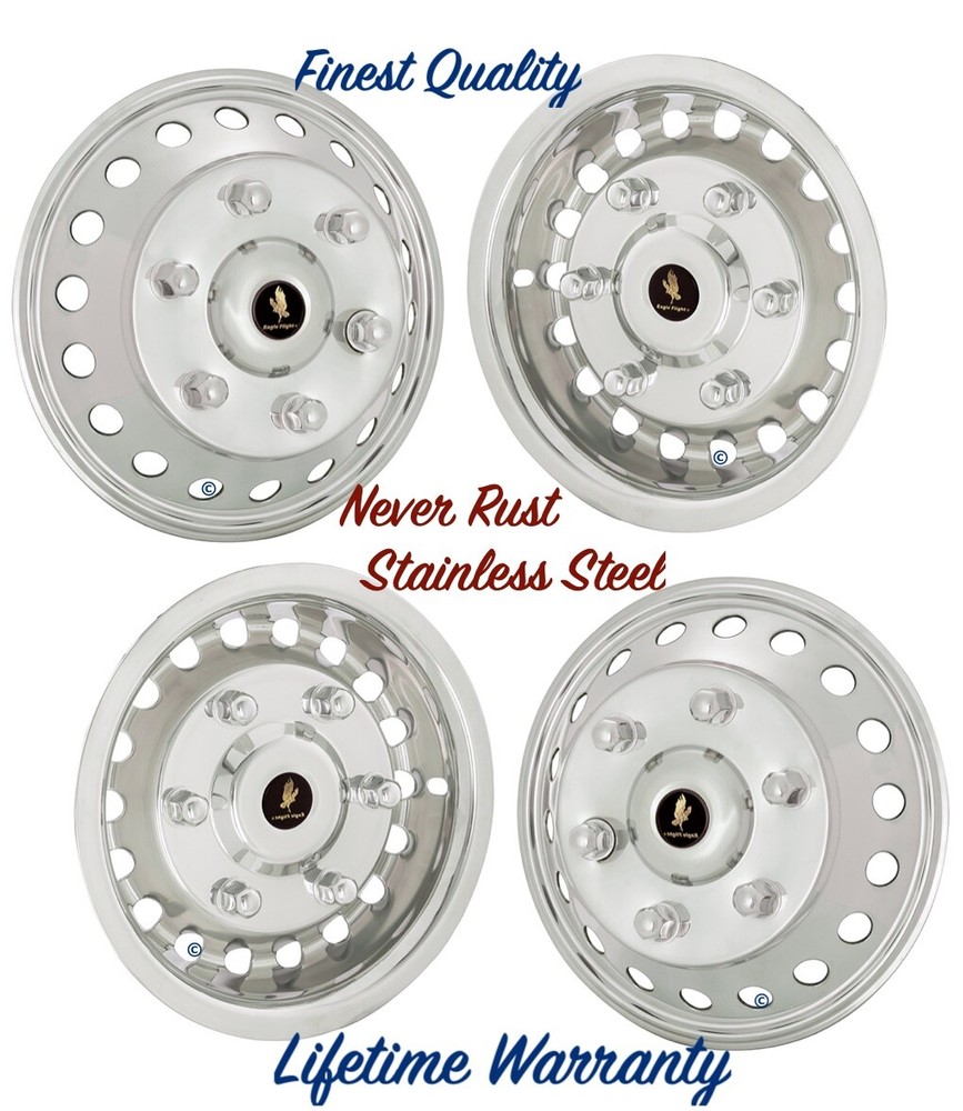 16" FREIGHTLINER SPRINTER SUPER SINGLE 2500 WHEEL SIMULATOR RIM HUBCAP COVERS ©