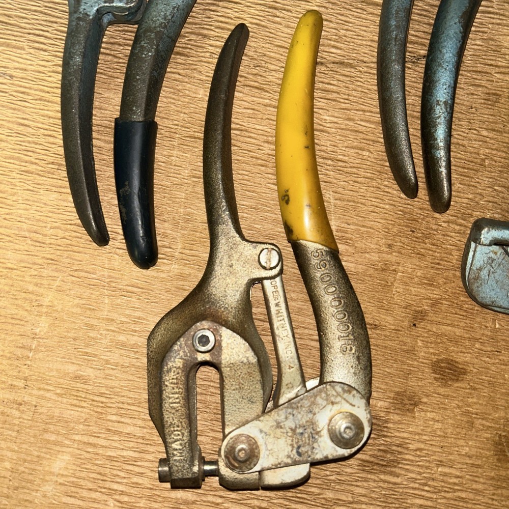 5 PCS.Whitney Hand Punch & Shears