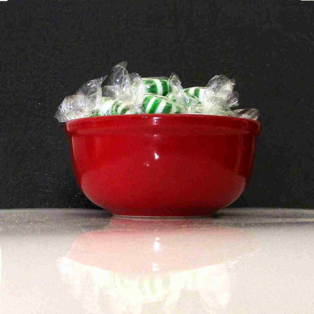 Spearmint Starlight Mints Hard candy bulk wrapped candy 2 Lbs. Menta