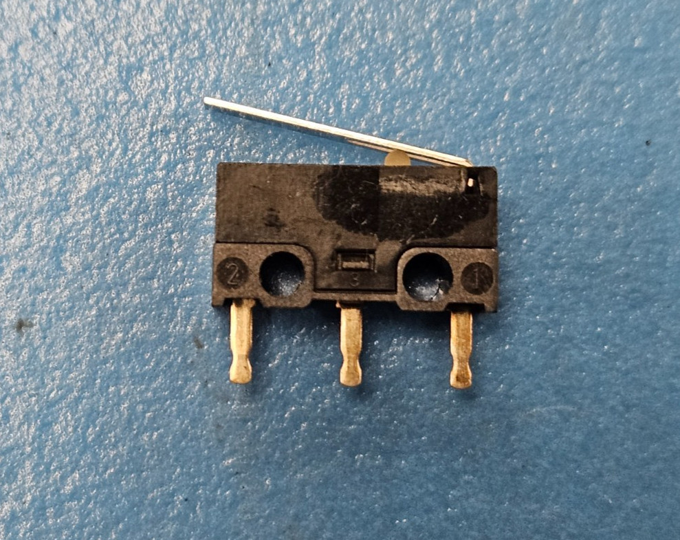 (5PCS) D2F-L OMRON Snap Acting/Limit Switch, SPDT, Hinge Lever