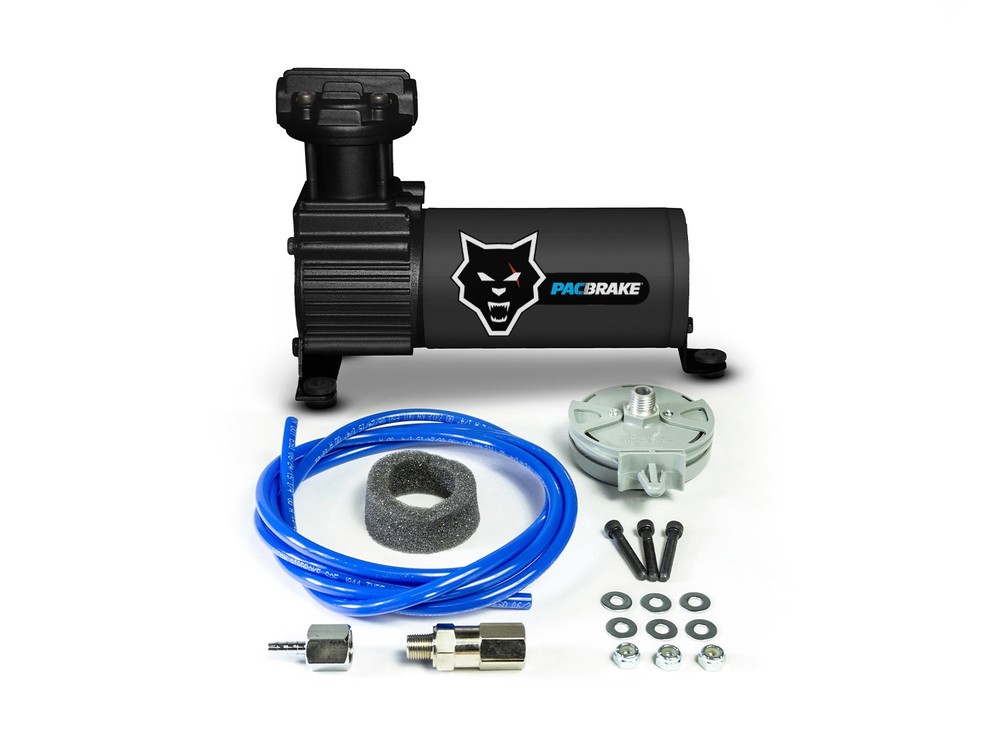Pacbrake HP10142-B HP325 Series Basic 12V Black Air Compressor Kit