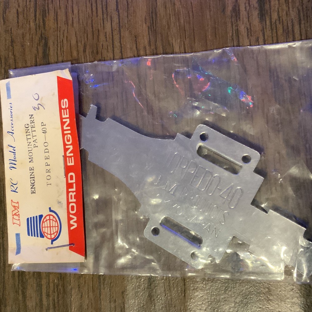 VINTAGE IM RC Model Accessories. Engine Mounting Pattern Torpedo-40