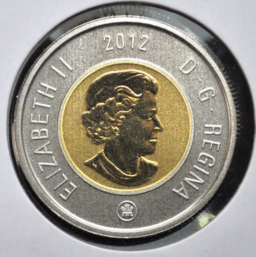 2012 Canada $2 Specimen Strike Toonie
