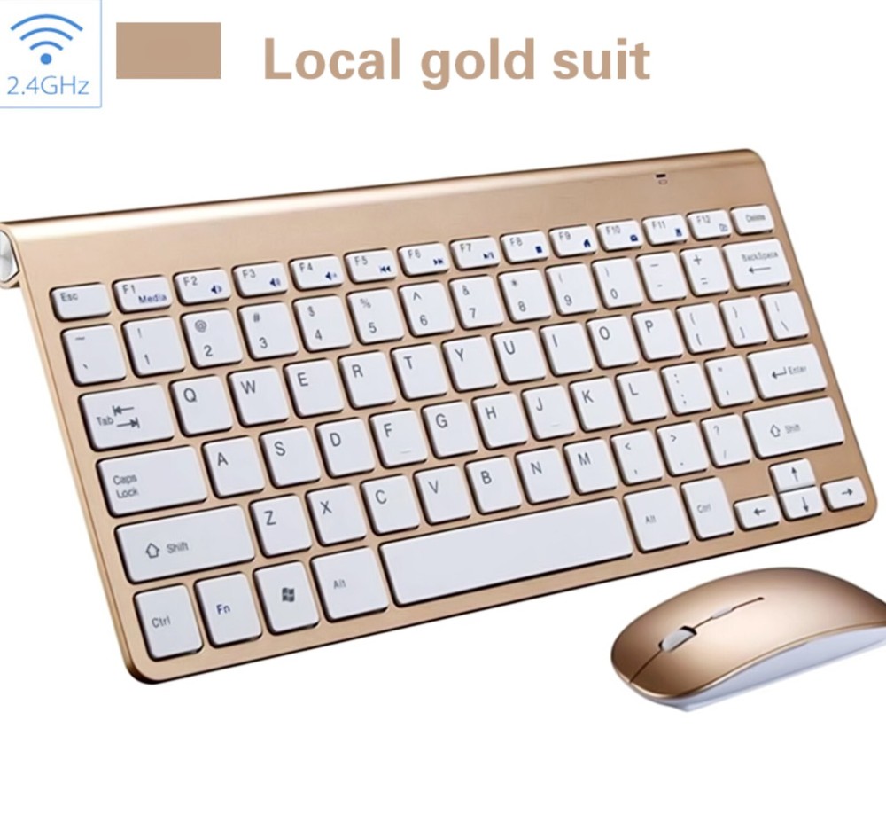 KEYBOARD MOUSE SET MINI WIRELESS WATERPROOF 2.4G COMPATIBLE iOS WINDOWS ✅BK04✅