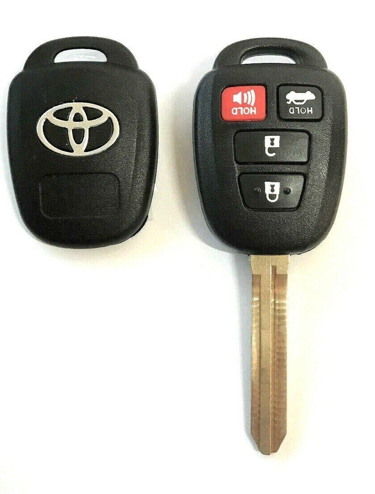 Toyota Corolla Camry Rav4 2012-2016 4 Button Remote Key Shell + PROTECTIVE CASE