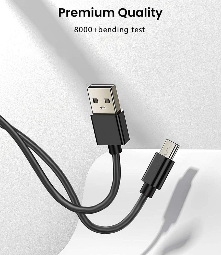LED Reading Light Charger Cord, USB Charging Cable Compatible with Black