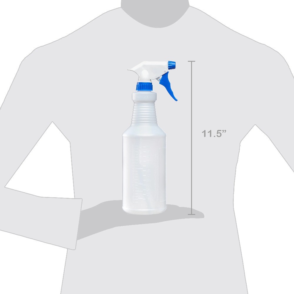 (6 pack) Great Value All Purpose Plastic Spray Bottle, 32 oz., Single Count