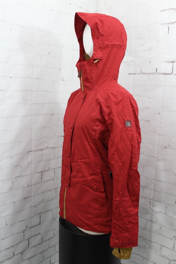 DC Data Snowboard Jacket, Women's Medium, Rio Red New