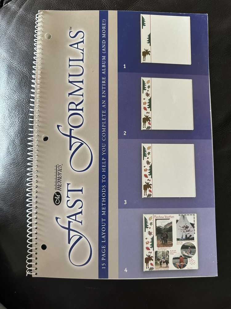 (2) Creative Memories Layout/Formula Books