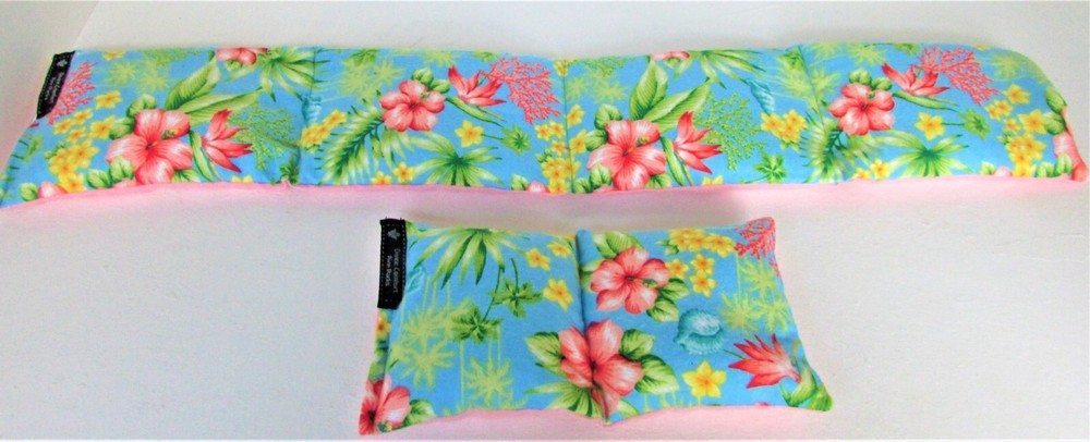 microwave rice heating pad set for neck/eyes