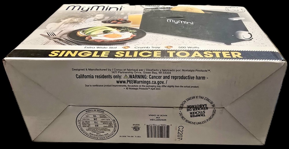 MyMini single slice toaster