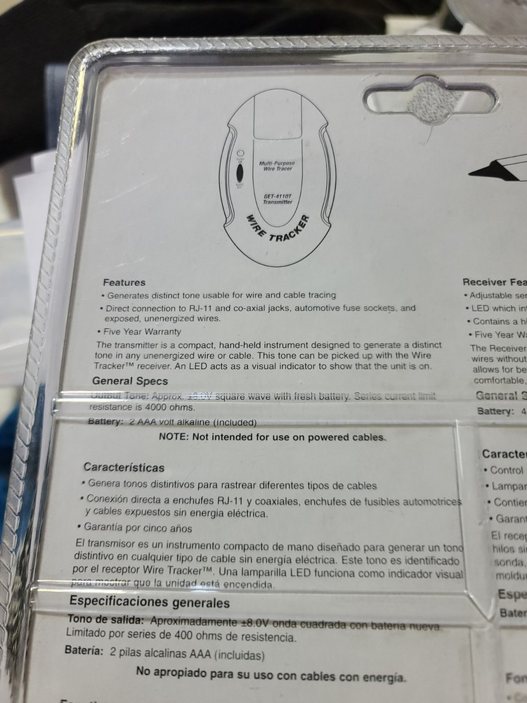 Gardner Bender GET-4110K Wire Tracker Wire Tracer