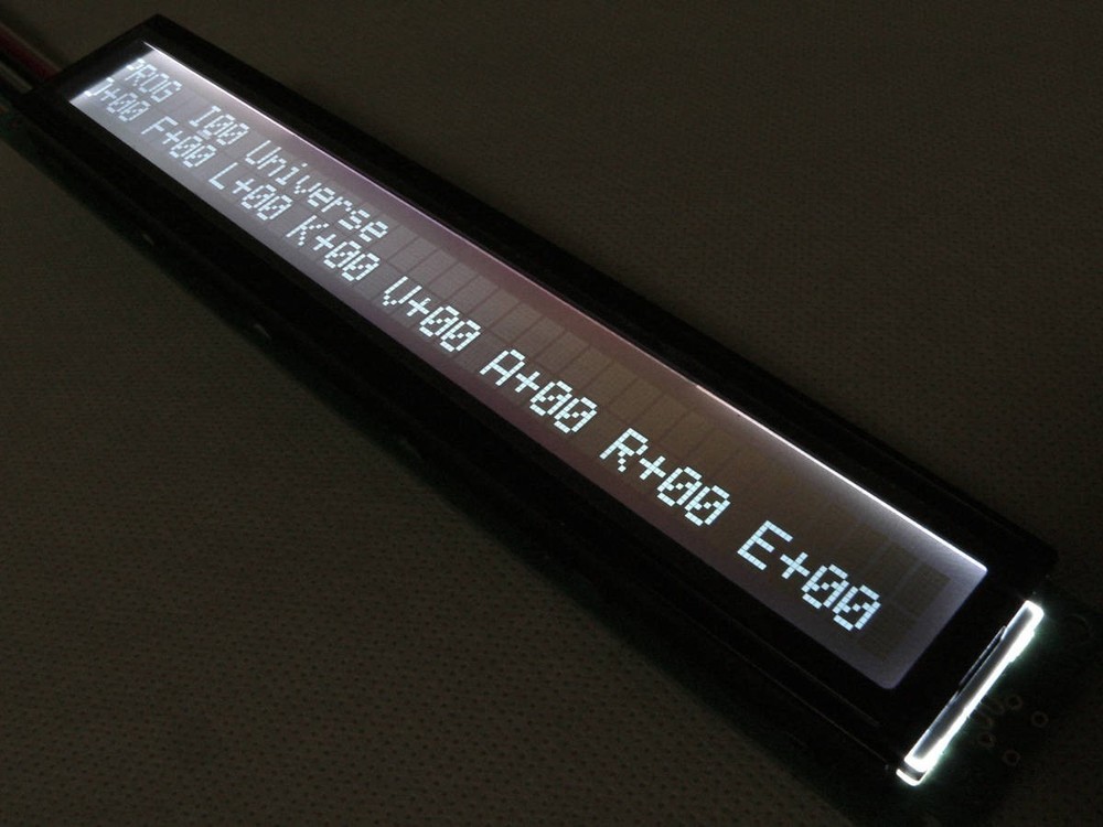 Korg M1 LCD Replacement High Brightness Black Negative LED Display Module