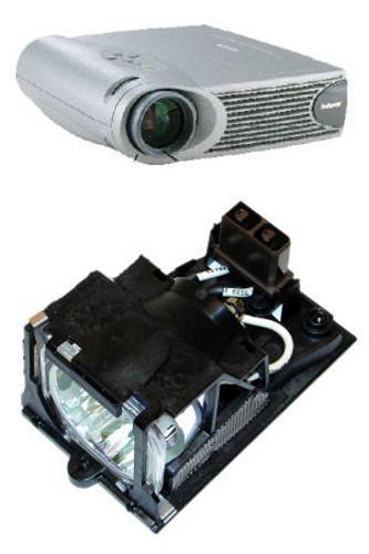 InFocus LP335 Portable Projector with Case and Executive Plus Remote Control