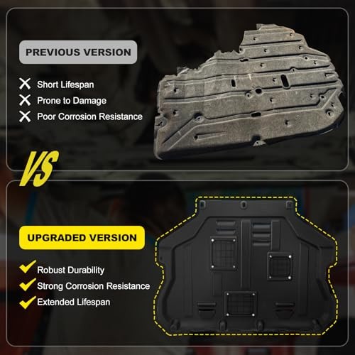 Engine Splash Shield Guard Compatible with Ford Escape 2013 2014 2015 2016 2017