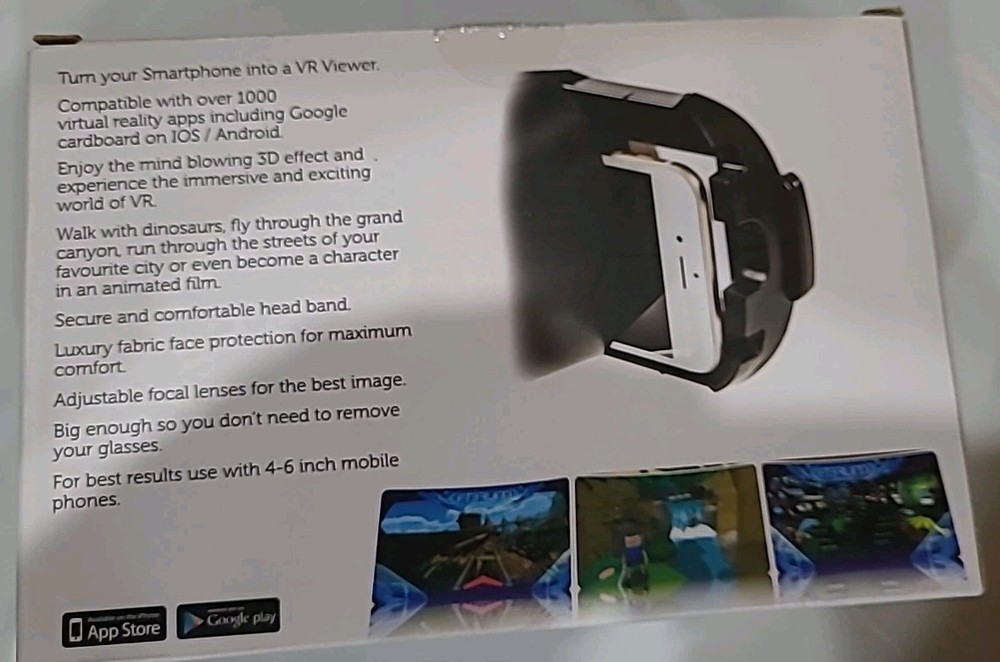 Woomobility Virtual Reality3D Headset for IOS/Android Smartphones