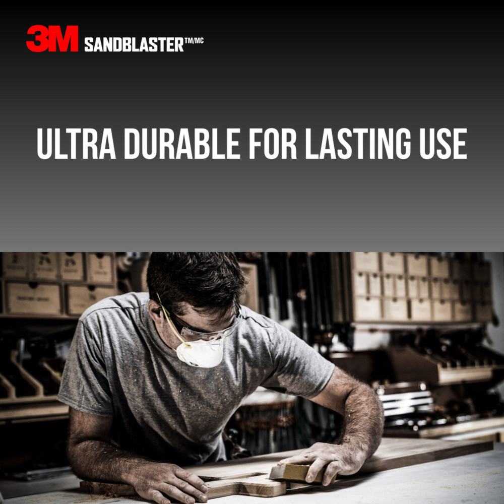 3M Sandblaster Advanced Sanding Sponge: 220-grit / fine