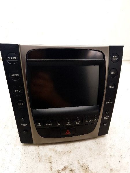 07 LEXUS GS450H INFO NAVIGATION DISPLAY SCREEN 2GRFSE 86111-30550