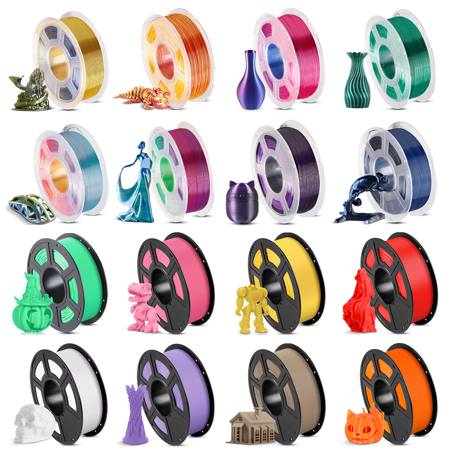 [BUY 10 PAY 6] ANYCUBIC 1KG PLA+/ PETG/ Silk/ Matte/ High Speed PLA 3D Filament