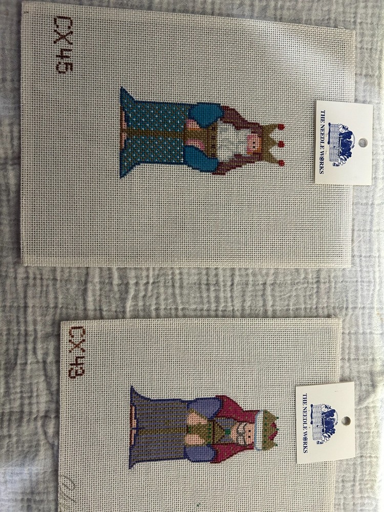 Needlepoint Christmas Ornament Canvasses