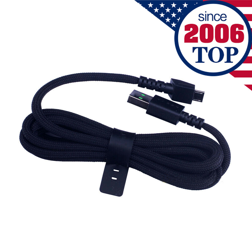 USB Charging Cable for Razer Basilisk Viper Ultimate Naga Pro Deathadder V2 Pro