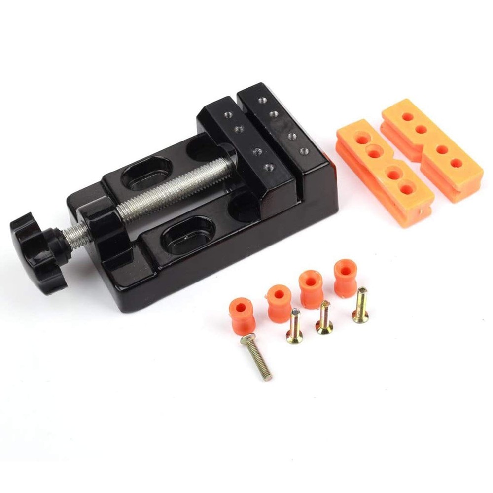 Mini Flat Clamp Table Jaw Bench Clamp Mini Drill Press Vice Opening Parallel ...