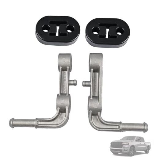 Rear Left & Right Exhaust Bracket Muffler Support Assembly Right+Left